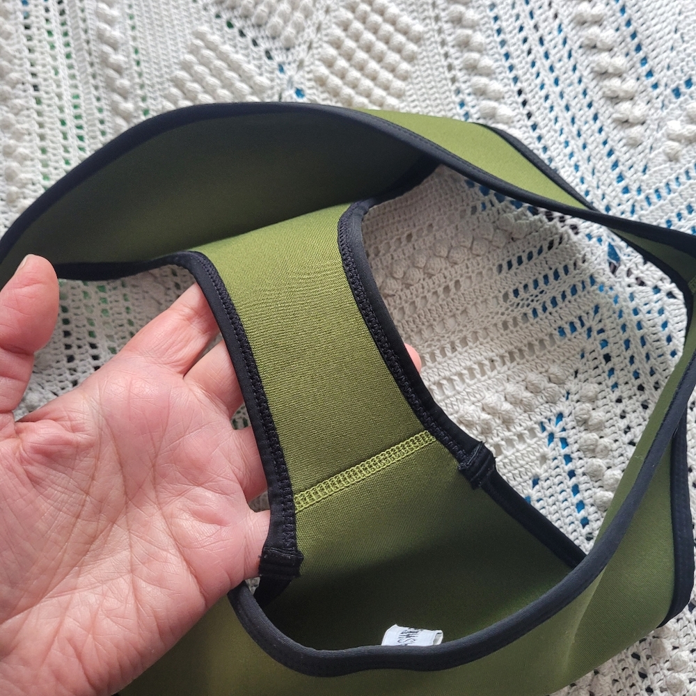 Hoaka Swimwear khaki green bikini bottom large - Picture 4 of 6